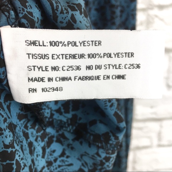 Tulle Peasant Sleeve Button Back Blouse Sz Small - Picture 4 of 8